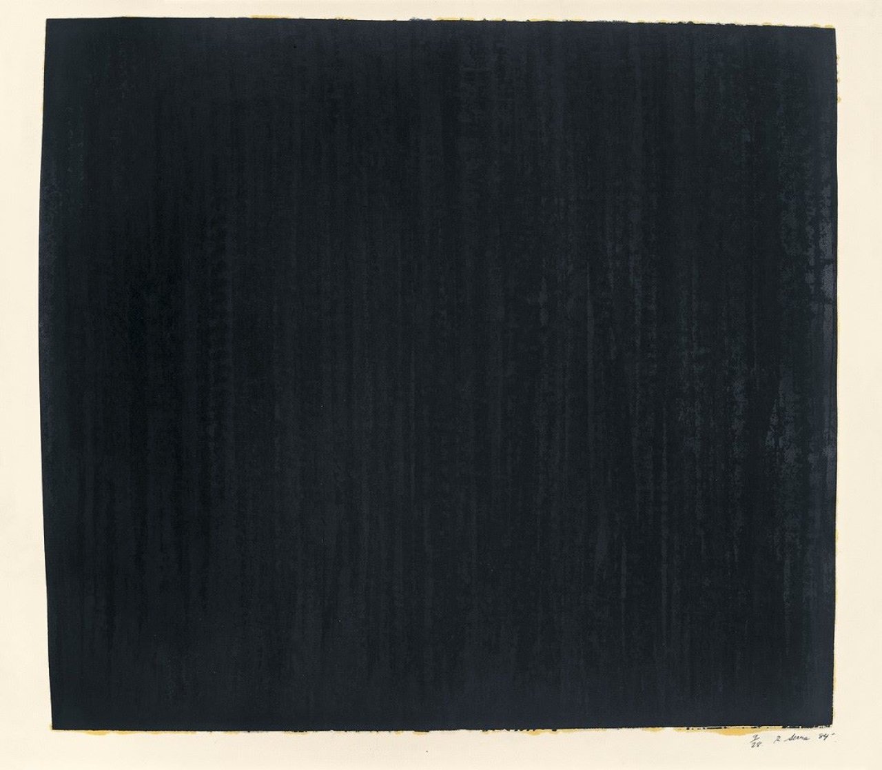 Auf diesem Bild ist das folgende Kunstwerk zu sehen: Richard Serra. „Alberta Hunter“. 1985.