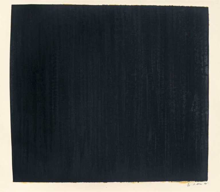 Auf diesem Bild ist das folgende Kunstwerk zu sehen: Richard Serra. „Alberta Hunter“. 1985.