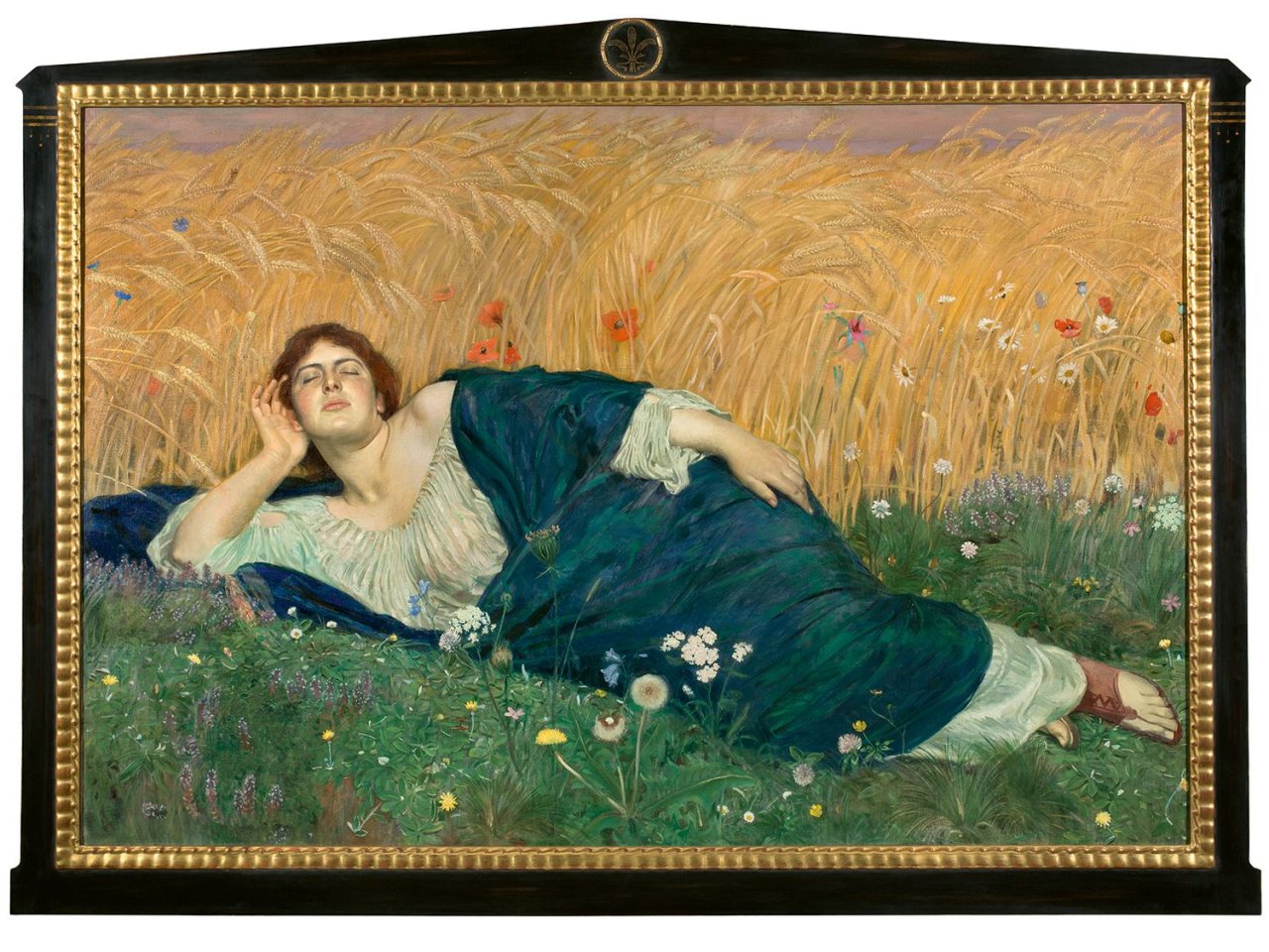Auf diesem Bild ist das folgende Kunstwerk zu sehen: Osmar Schindler. „Ceres“ (Demeter). Um 1900-03.