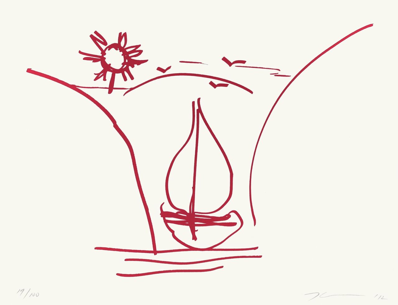 Auf diesem Bild ist das folgende Kunstwerk zu sehen: Jeff Koons. „UNTITLED (ANTIQUITY DRAWING)“. 2012.