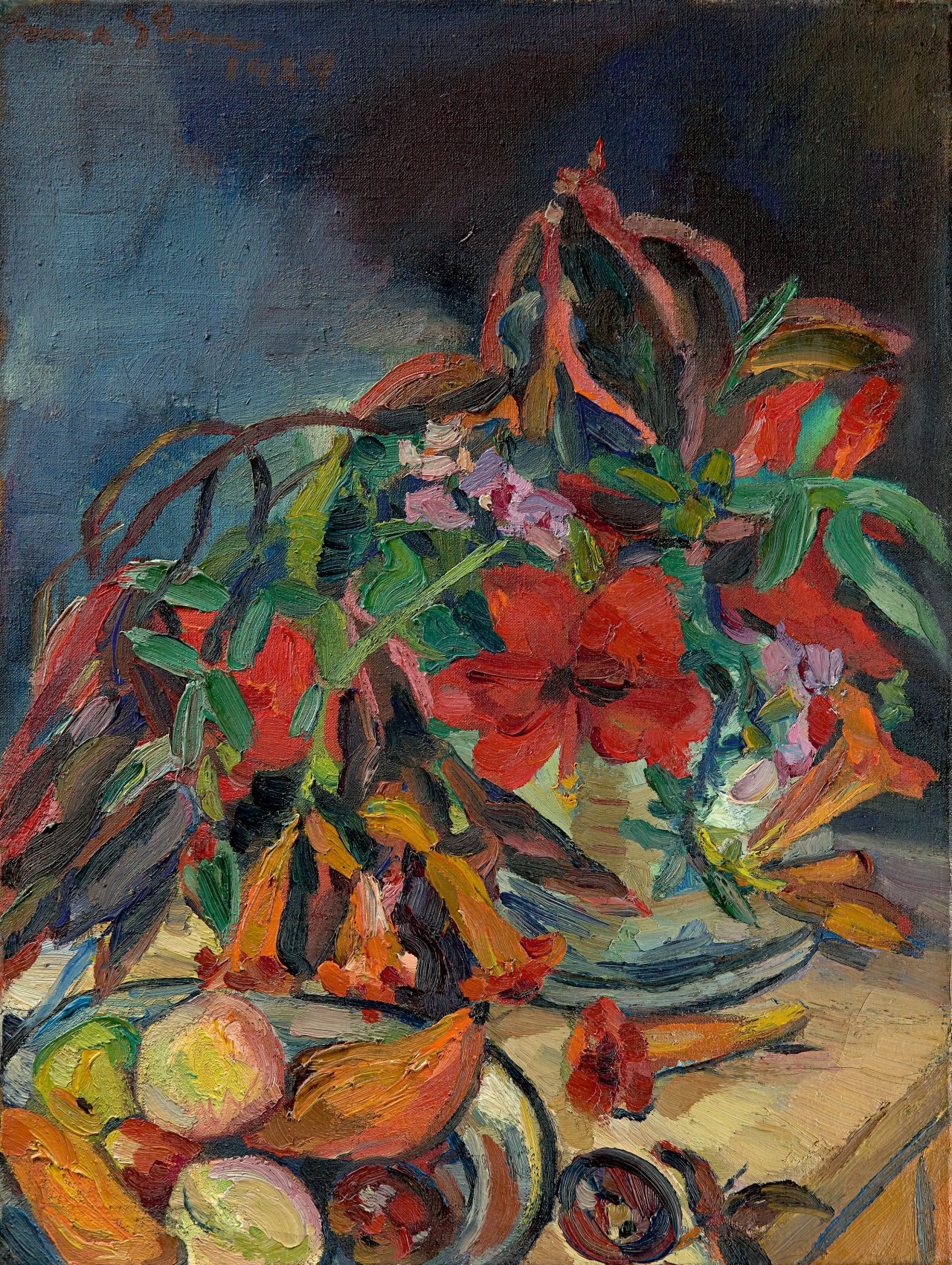 Auf diesem Bild ist das folgende Kunstwerk zu sehen: Irma Stern. Blumenstillleben. 1929.