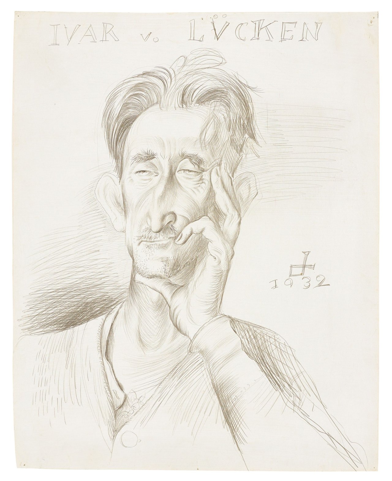 Auf diesem Bild ist das folgende Kunstwerk zu sehen: Otto Dix. „Ivar von Lücken“. 1932.