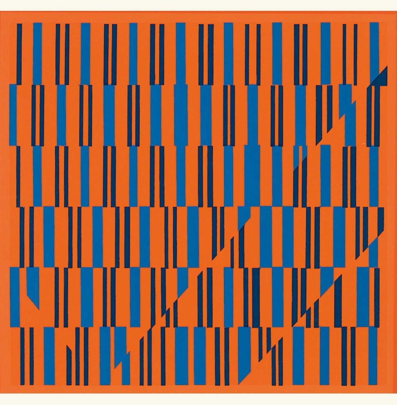 Auf diesem Bild ist das folgende Kunstwerk zu sehen: Günter Fruhtrunk. Ohne Titel.