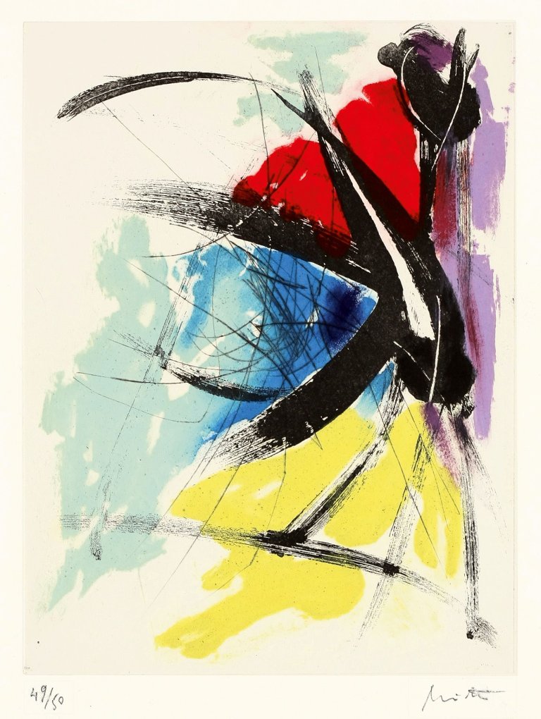 Auf diesem Bild ist das folgende Kunstwerk zu sehen: Jean Miotte. „Evasion“.