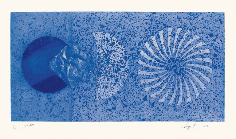 Auf diesem Bild ist das folgende Kunstwerk zu sehen: James Rosenquist. „The Book disappears for the fast Student“. 1978.