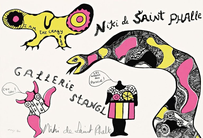 Auf diesem Bild ist das folgende Kunstwerk zu sehen: Niki de Saint Phalle. Ohne Titel. 1969.