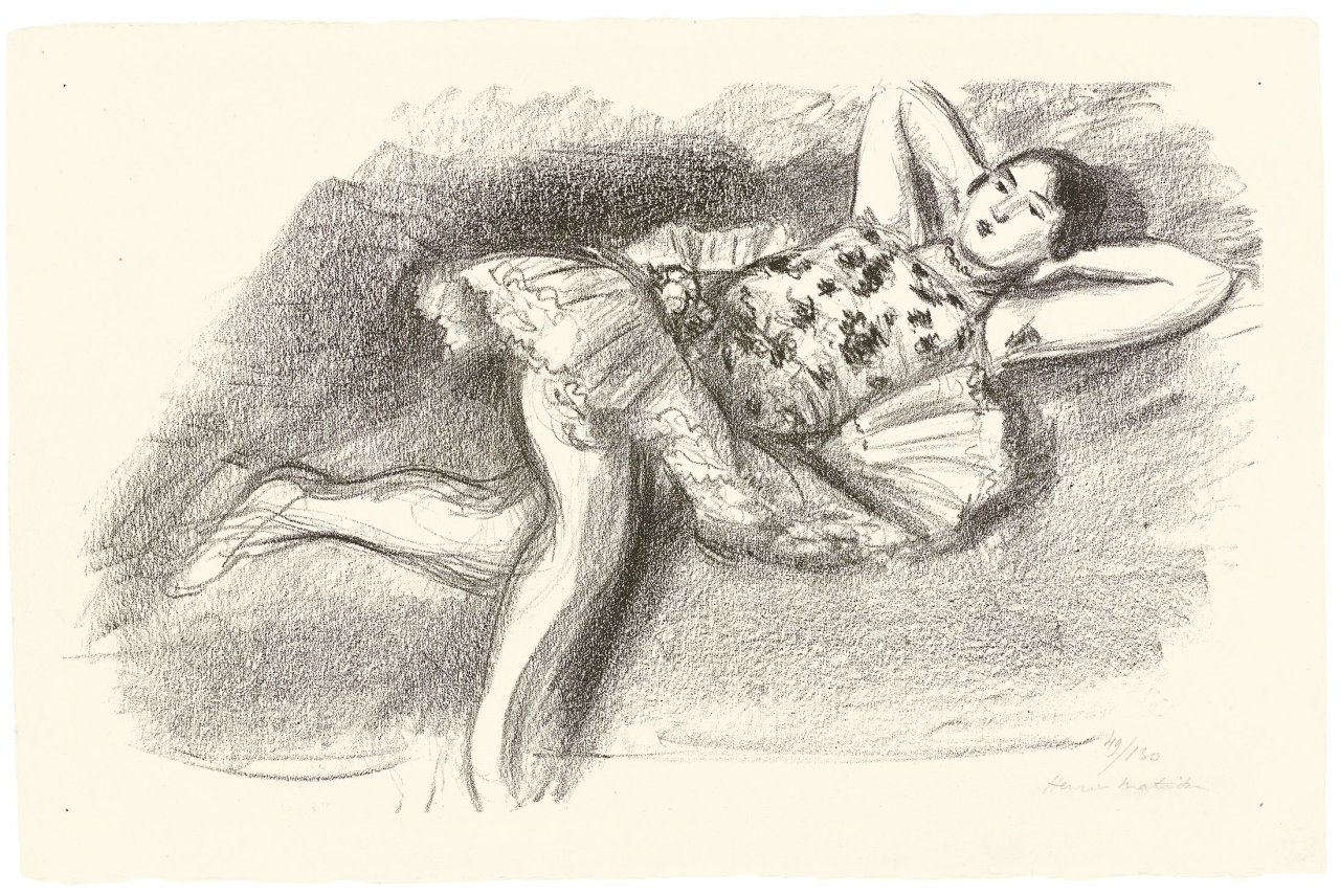 Auf diesem Bild ist das folgende Kunstwerk zu sehen: Henri Matisse. Aus: „Dix Danseuses“. 1927.