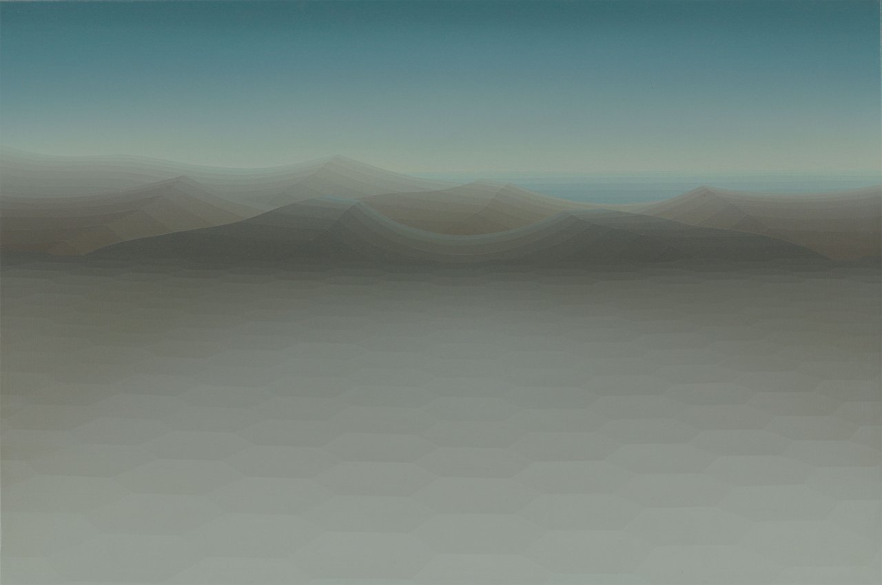 Auf diesem Bild ist das folgende Kunstwerk zu sehen: Nikolaus von Georgi. Ohne Titel. 1975.