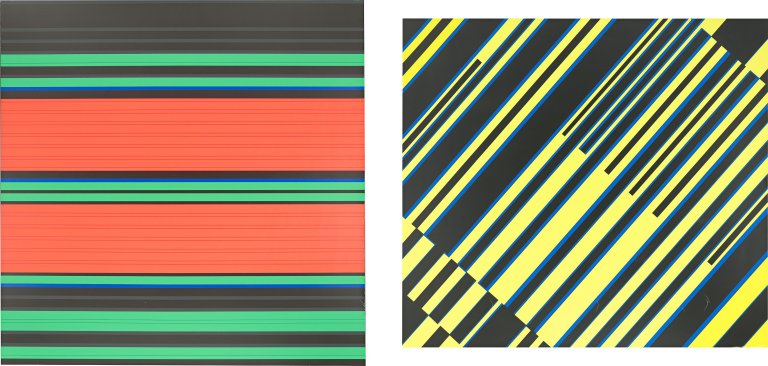 Auf diesem Bild ist das folgende Kunstwerk zu sehen: Günter Fruhtrunk. „Parameter II“. 1971.