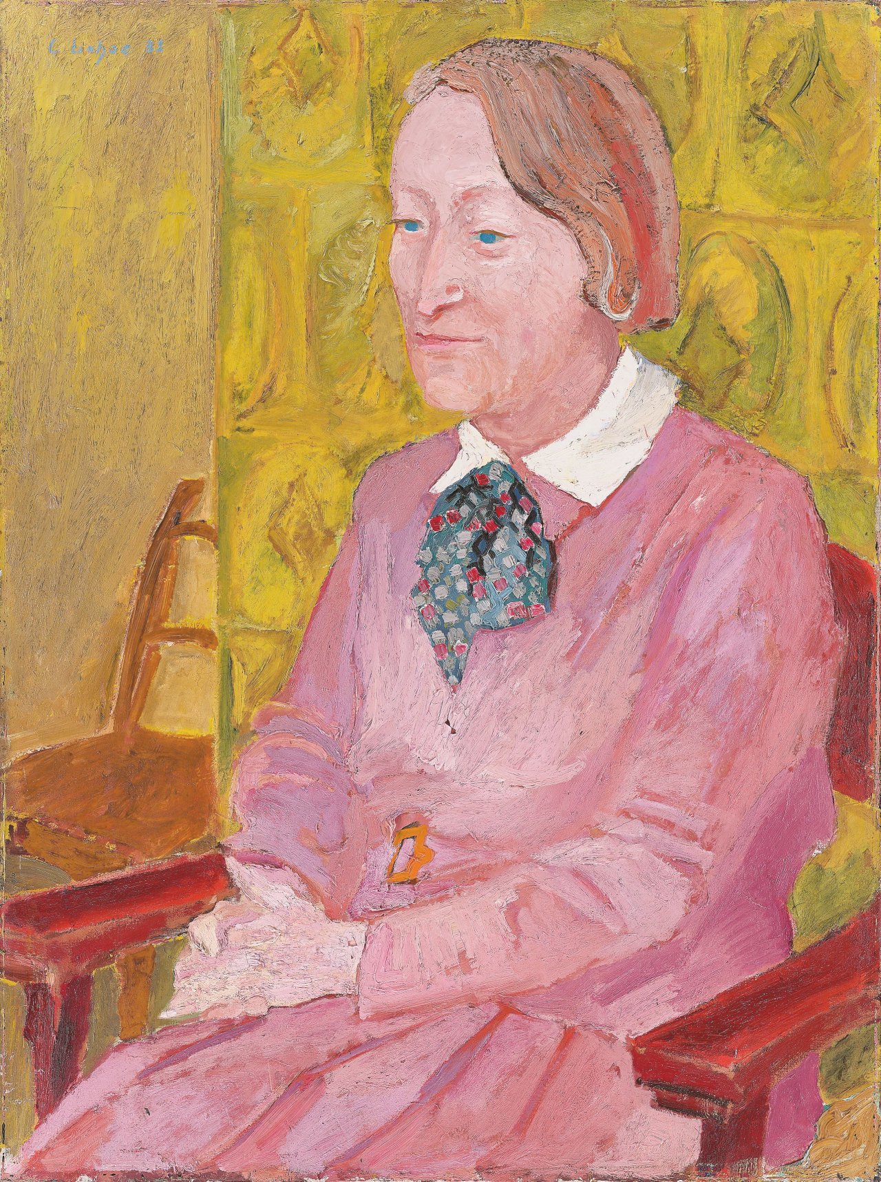 Auf diesem Bild ist das folgende Kunstwerk zu sehen: Carl Lohse. Frauenbildnis. 1931.