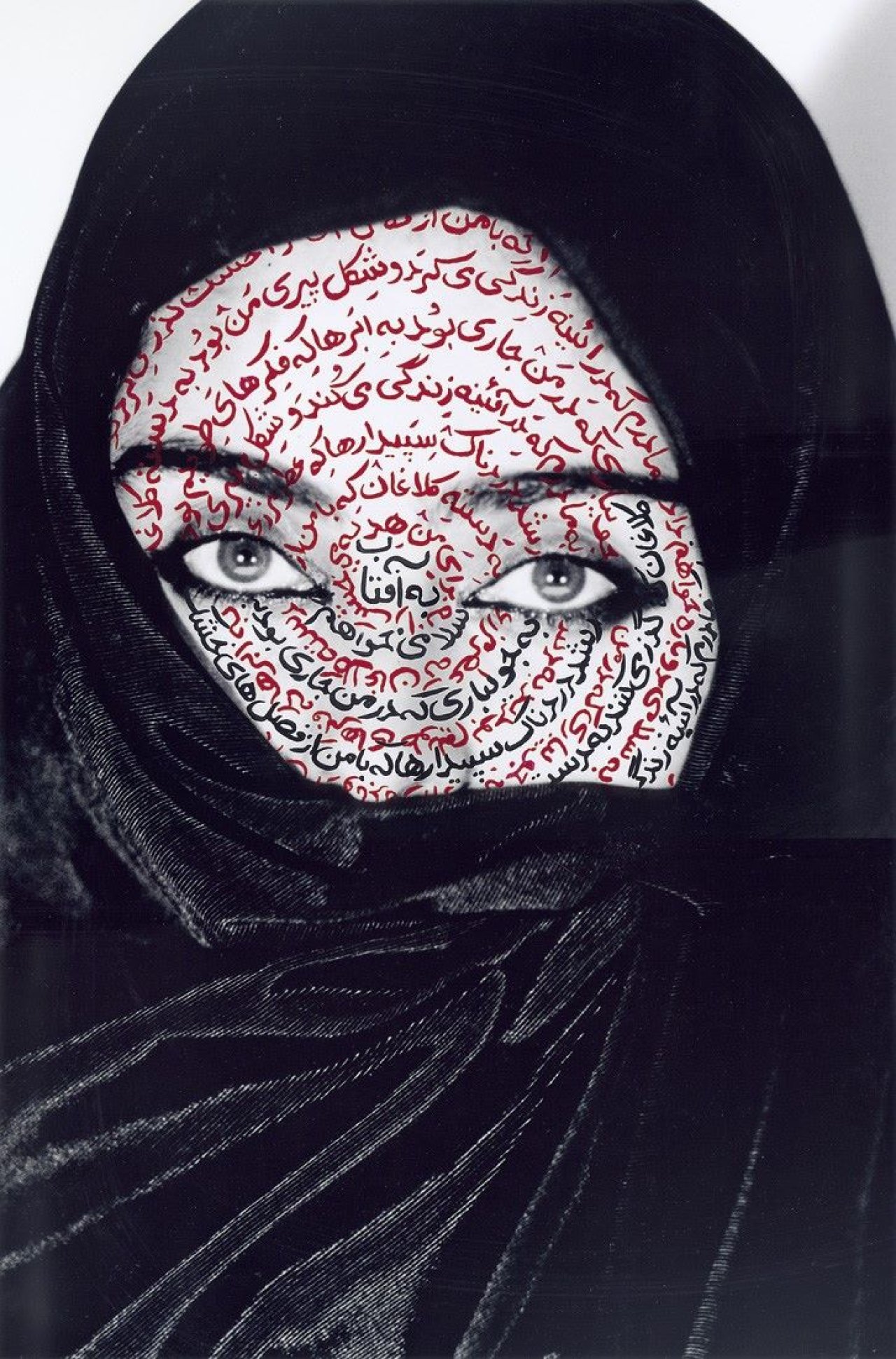 Auf diesem Bild ist das folgende Kunstwerk zu sehen: Shirin Neshat. „I am its Secret“. 1993.