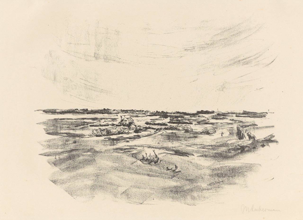 This picture shows the following artwork: Max Liebermann. „Dünenlandschaft“. 1909.