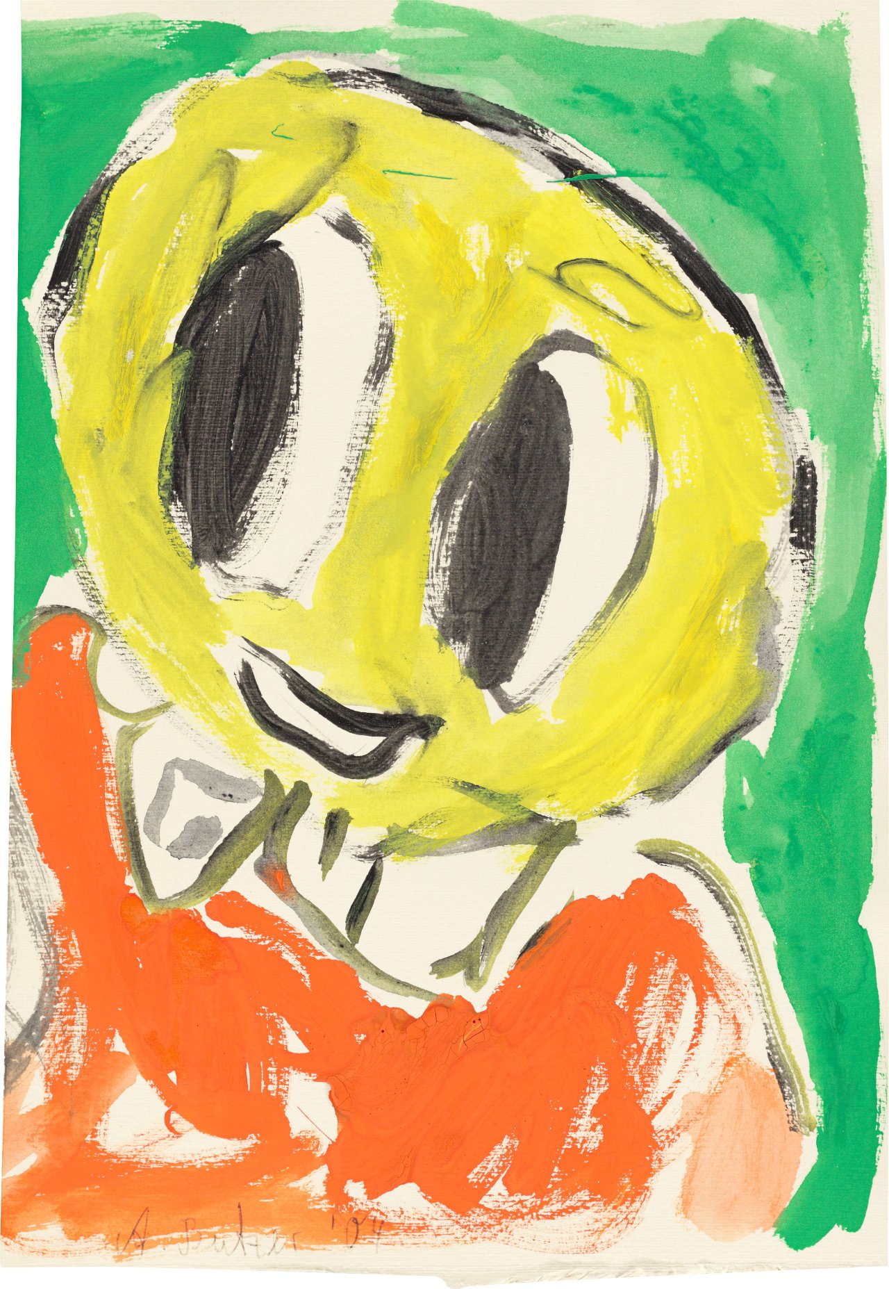 Auf diesem Bild ist das folgende Kunstwerk zu sehen: André Butzer. Ohne Titel. 2004.