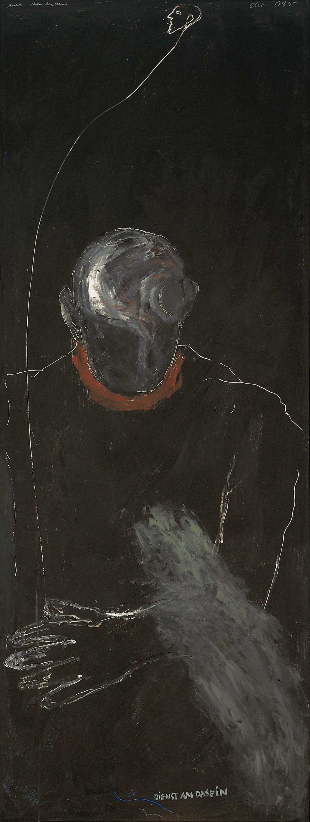 Auf diesem Bild ist das folgende Kunstwerk zu sehen: Max Neumann. „Dienst am Dasein“. 1985.