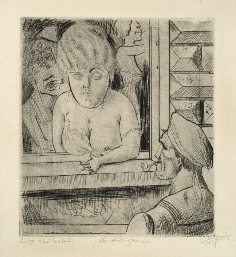 Auf diesem Bild ist das folgende Kunstwerk zu sehen: Otto Dix. „Antwerpen“. 1922.