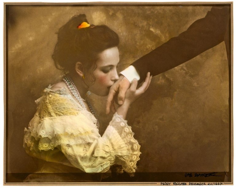 Auf diesem Bild ist das folgende Kunstwerk zu sehen: Jan Saudek. „Devotion“. 1987.