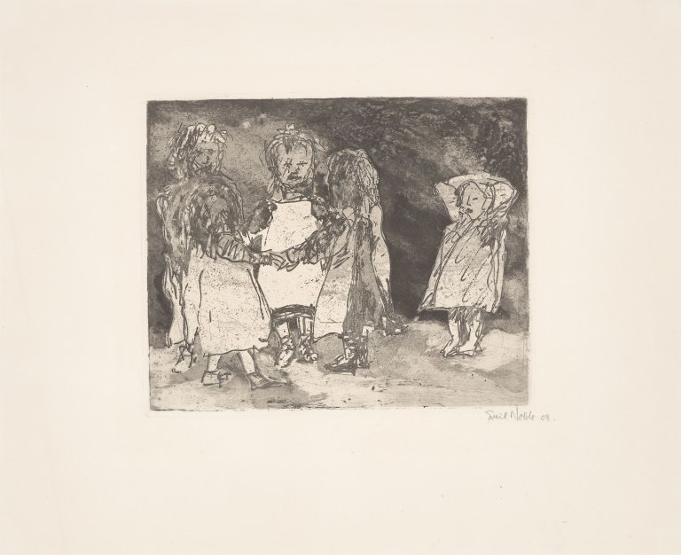 This picture shows the following artwork: Emil Nolde. ”Ringelreihe”. 1908.