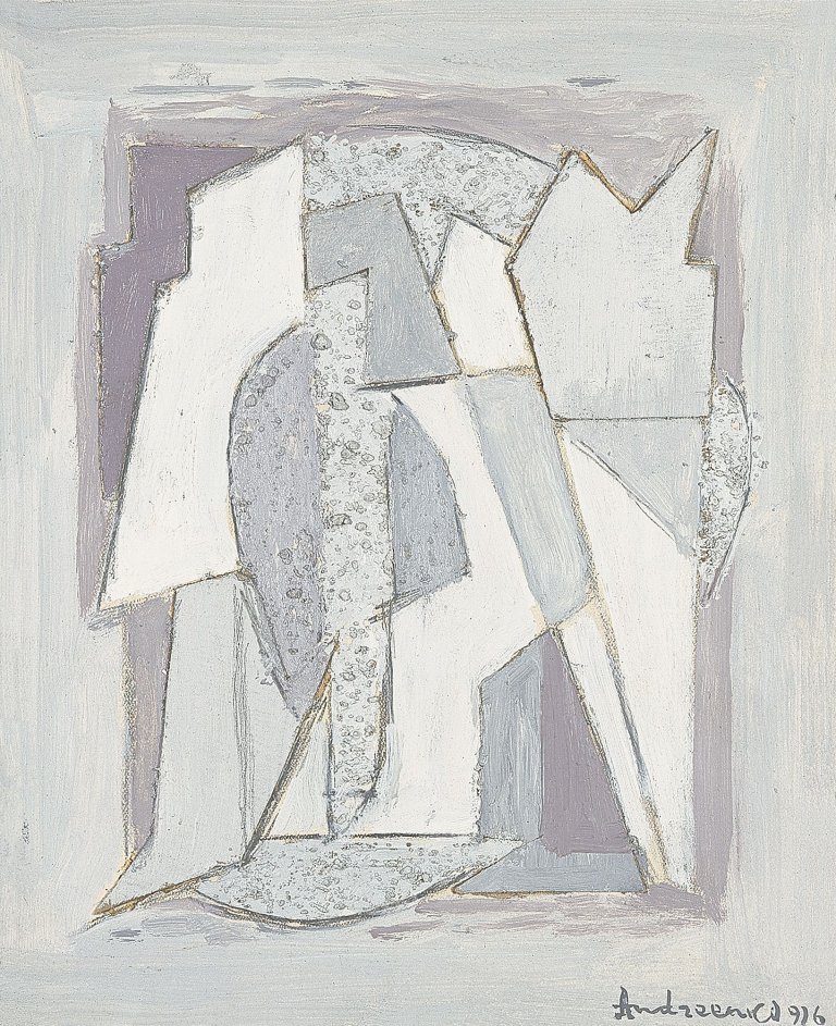 Auf diesem Bild ist das folgende Kunstwerk zu sehen: Mikhail Andreenko. Komposition. 1926.