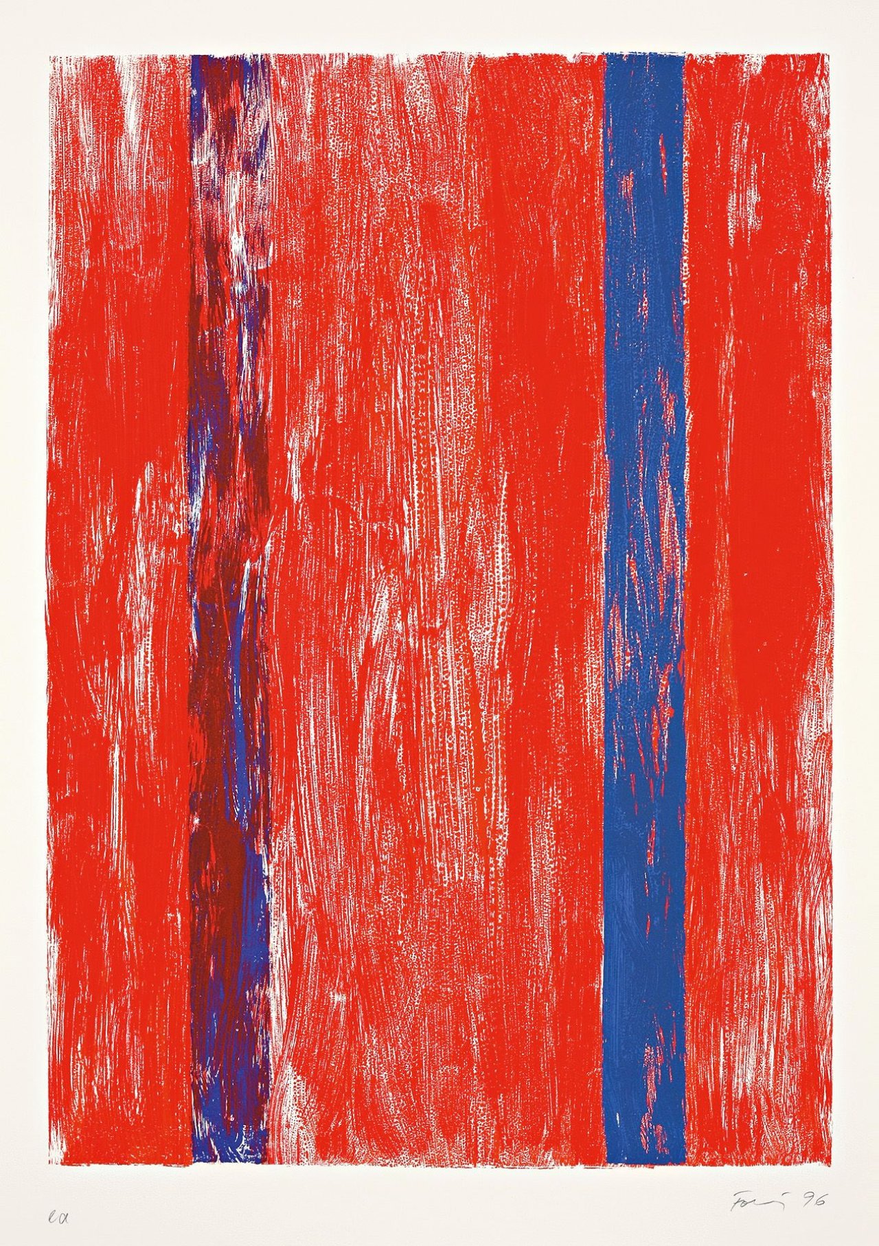 This picture shows the following artwork: Günther Förg. Untitled. 1996.