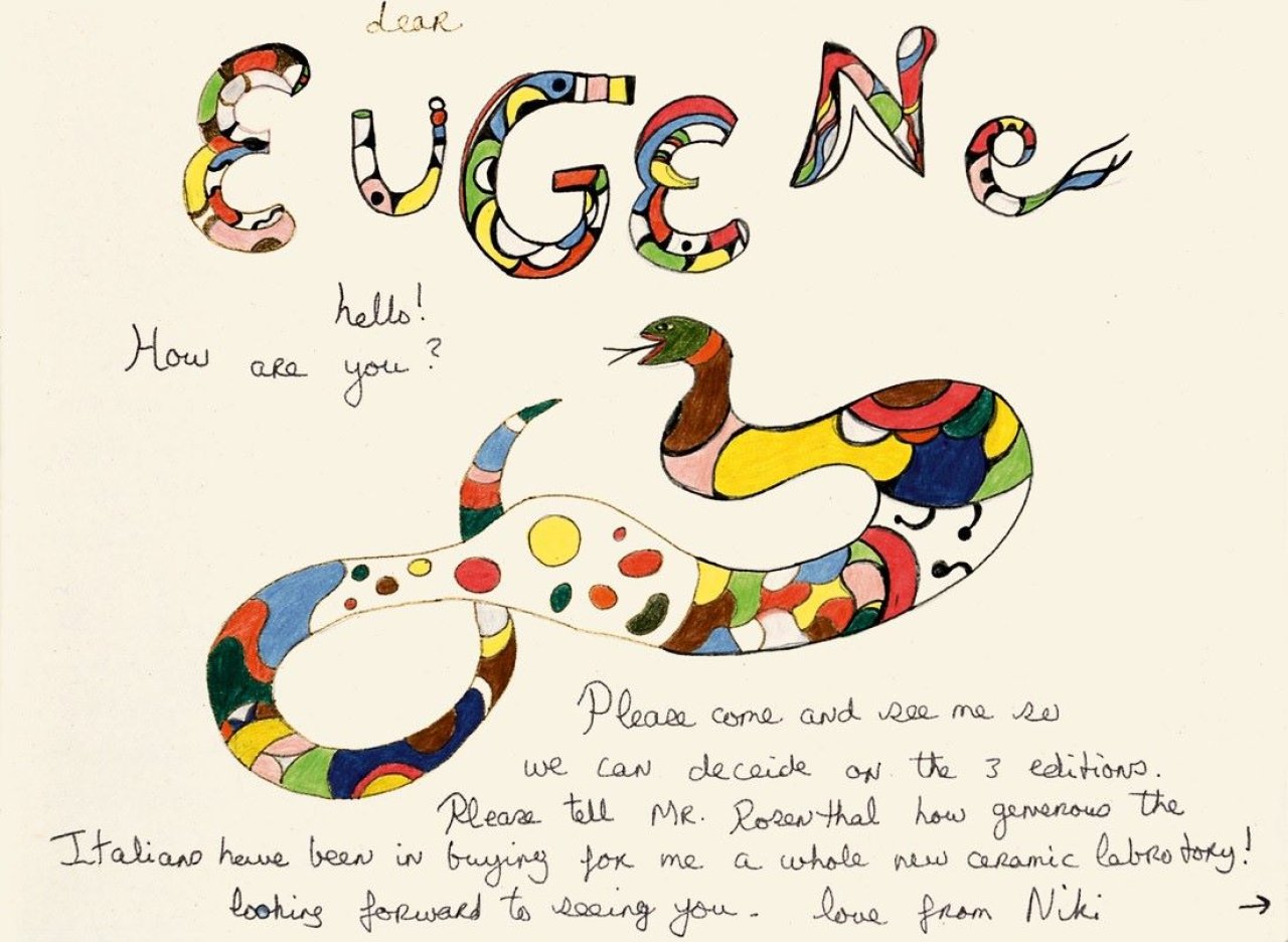 Auf diesem Bild ist das folgende Kunstwerk zu sehen: Niki de Saint Phalle. Ohne Titel.