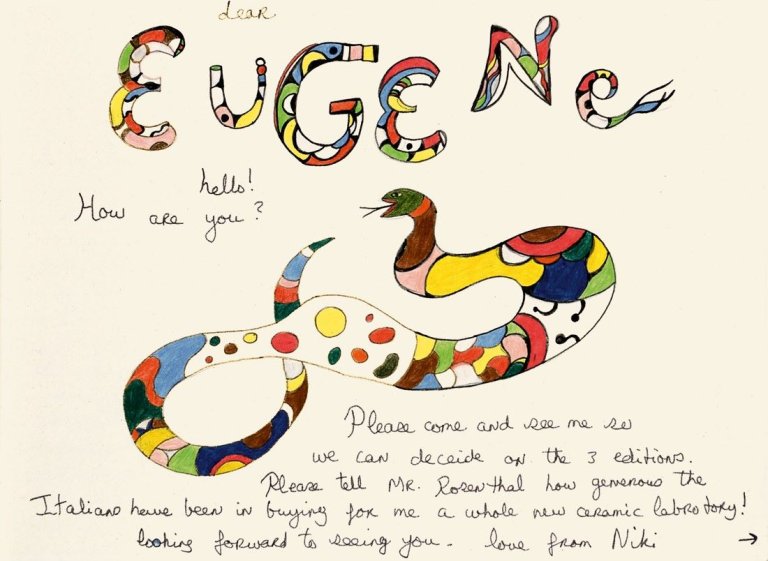 Auf diesem Bild ist das folgende Kunstwerk zu sehen: Niki de Saint Phalle. Ohne Titel.