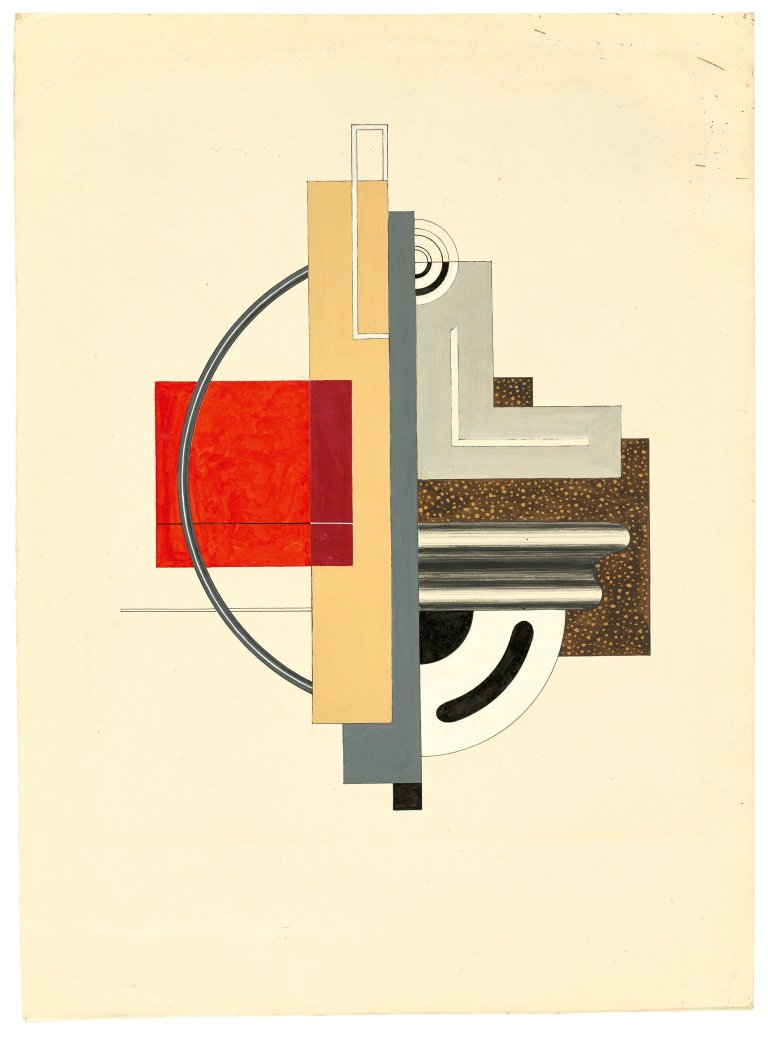 Auf diesem Bild ist das folgende Kunstwerk zu sehen: Félix Del Marle. Ohne Titel. Um 1948.