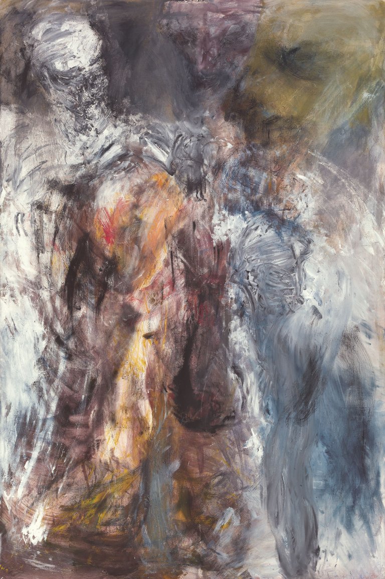 Auf diesem Bild ist das folgende Kunstwerk zu sehen: Martin Disler. Ohne Titel. 1987.