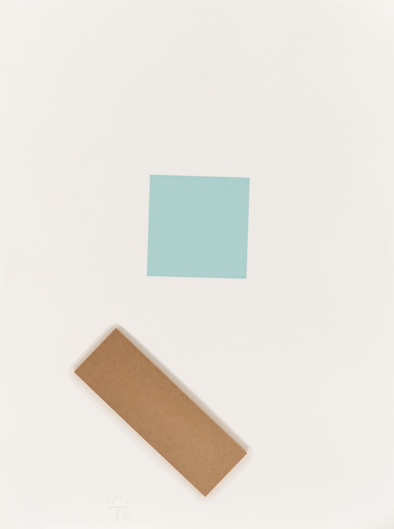 Auf diesem Bild ist das folgende Kunstwerk zu sehen: Imi Knoebel. „Für Joseph Beuys“. 1986.