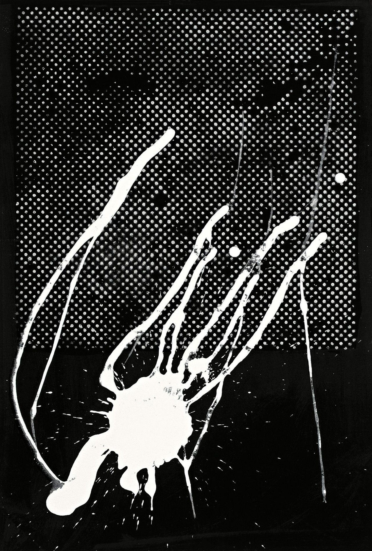 This picture shows the following artwork: Sigmar Polke. „Ohne Titel (Griffelkunst 1989)“. 1989.