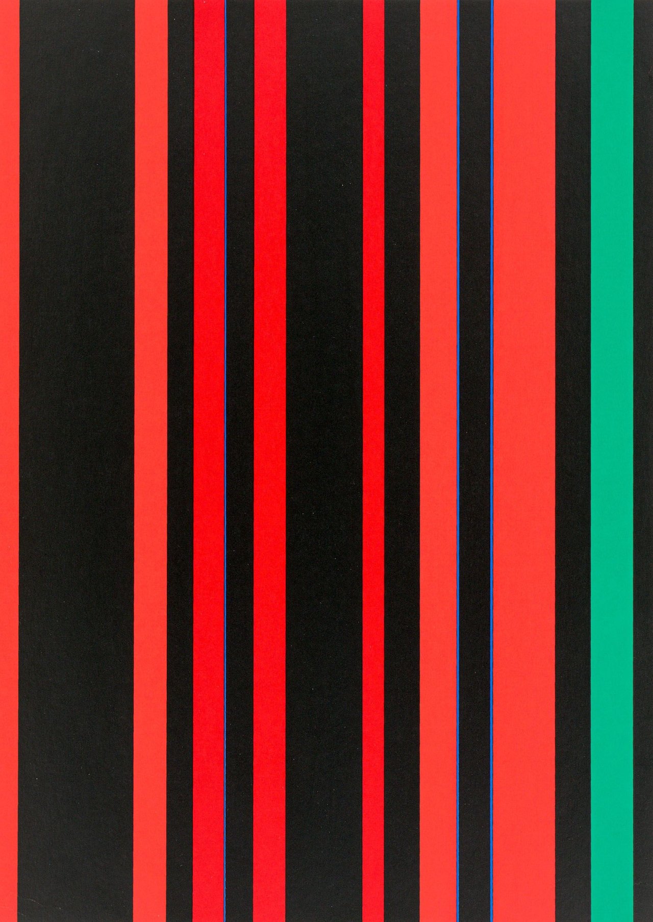 Auf diesem Bild ist das folgende Kunstwerk zu sehen: Günter Fruhtrunk. Ohne Titel.