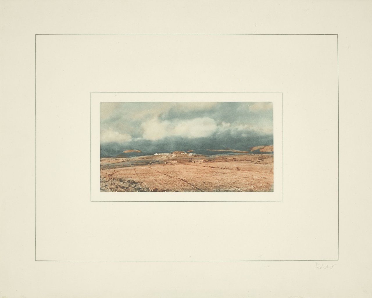 This picture shows the following artwork: Gerhard Richter. ”Kanarische Landschaft I-e”. 1971.