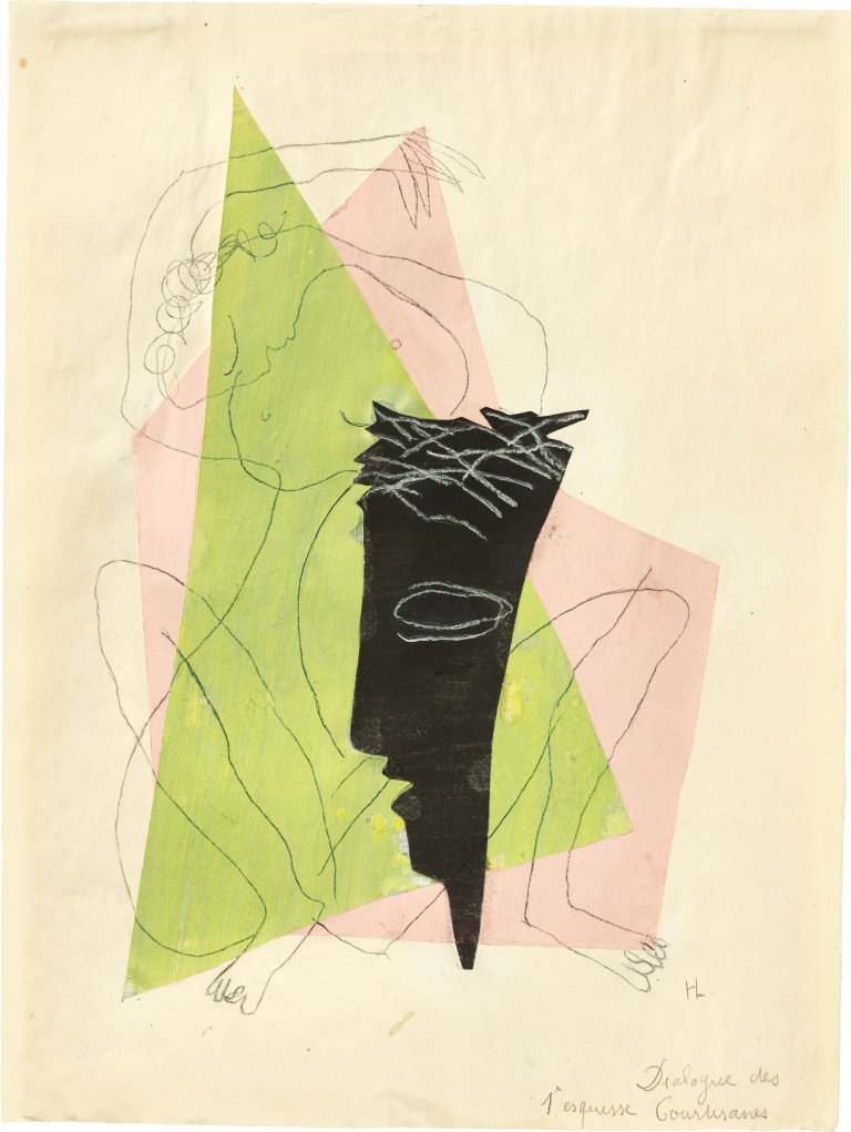 Auf diesem Bild ist das folgende Kunstwerk zu sehen: Henri Laurens. „Dialogue des Courtisanes“. (Vor) 1951.