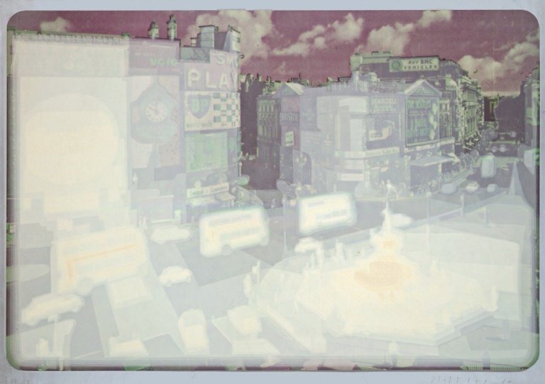 Auf diesem Bild ist das folgende Kunstwerk zu sehen: Dieter Roth. Aus: „6 Piccadillies“. 1969/70.