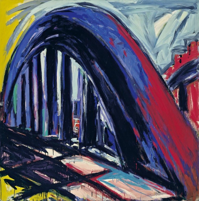 Auf diesem Bild ist das folgende Kunstwerk zu sehen: Helmut Middendorf. „Brückenbogen“. 1980.