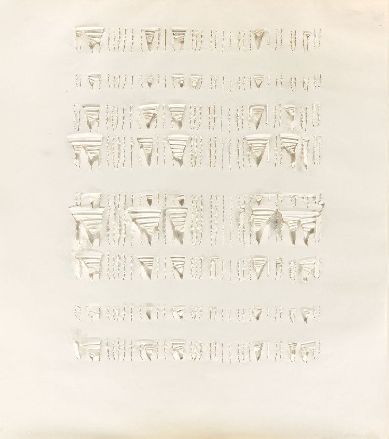 Auf diesem Bild ist das folgende Kunstwerk zu sehen: Oskar Holweck. Ohne Titel. 1972.