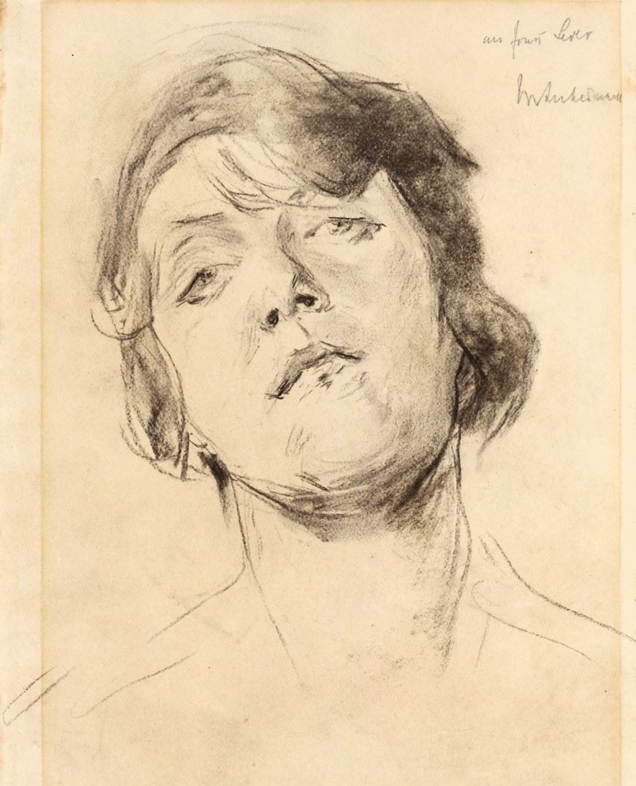 This picture shows the following artwork: Max Liebermann. Bildnis Lola Leder (1892 – 1977). 1921.