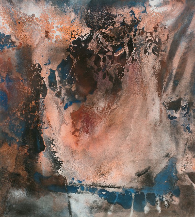 Auf diesem Bild ist das folgende Kunstwerk zu sehen: Fred Thieler. „S4/IV/76“. 1976.