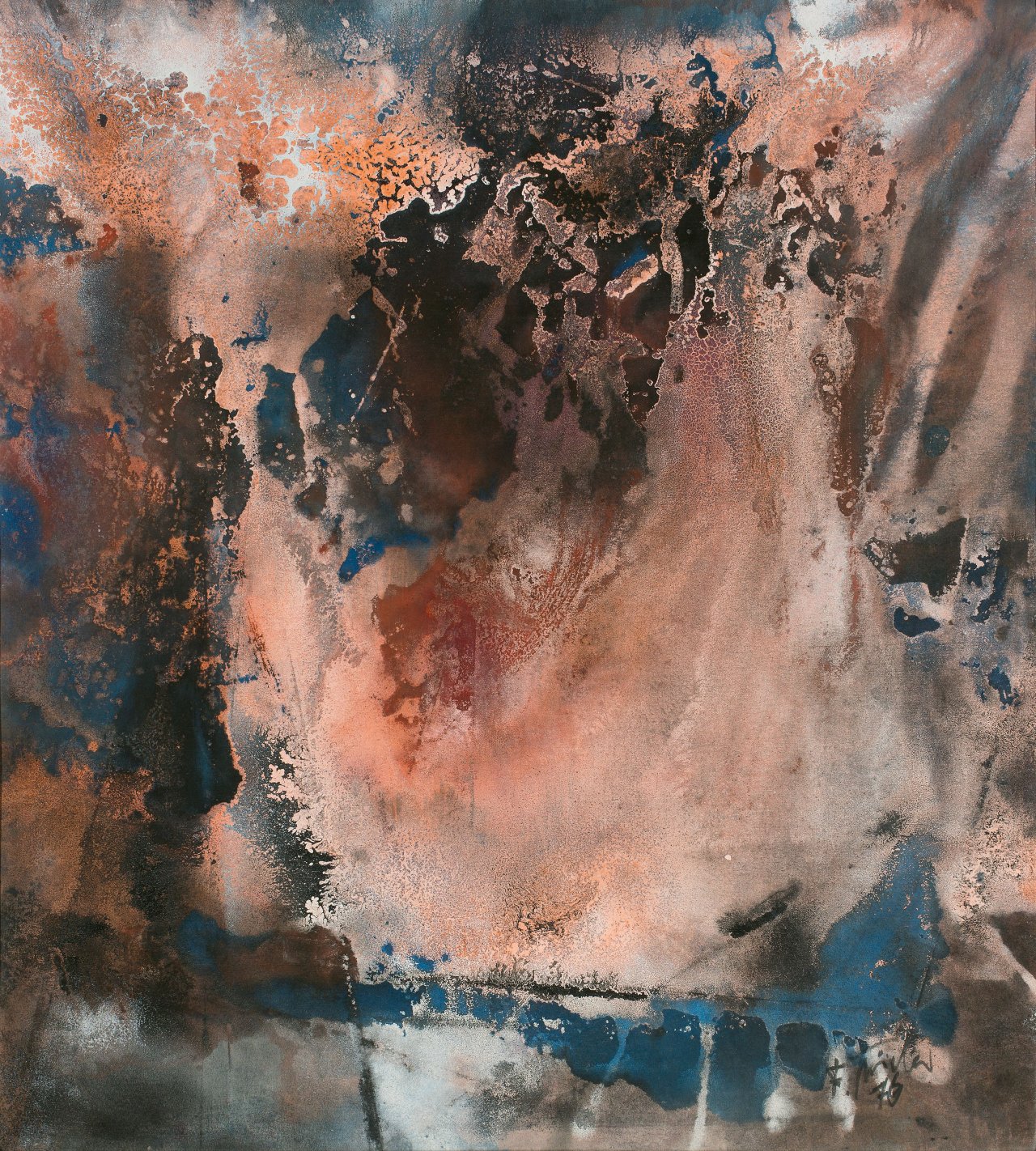 Auf diesem Bild ist das folgende Kunstwerk zu sehen: Fred Thieler. „S4/IV/76“. 1976.