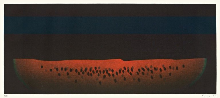 Auf diesem Bild ist das folgende Kunstwerk zu sehen: Yōzō Hamaguchi. Watermelon. 1981.