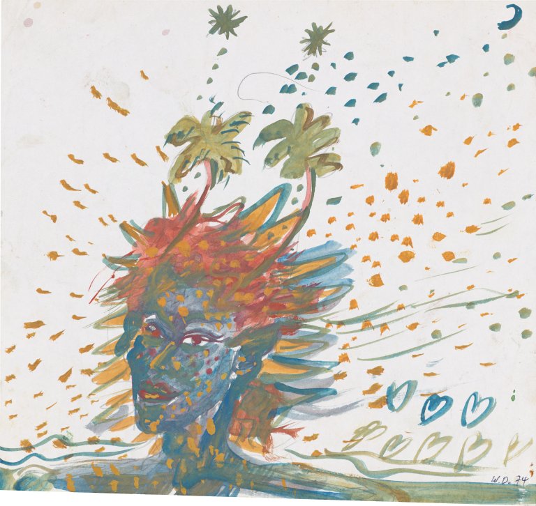 Auf diesem Bild ist das folgende Kunstwerk zu sehen: Walter Dahn. Ohne Titel. 1974.