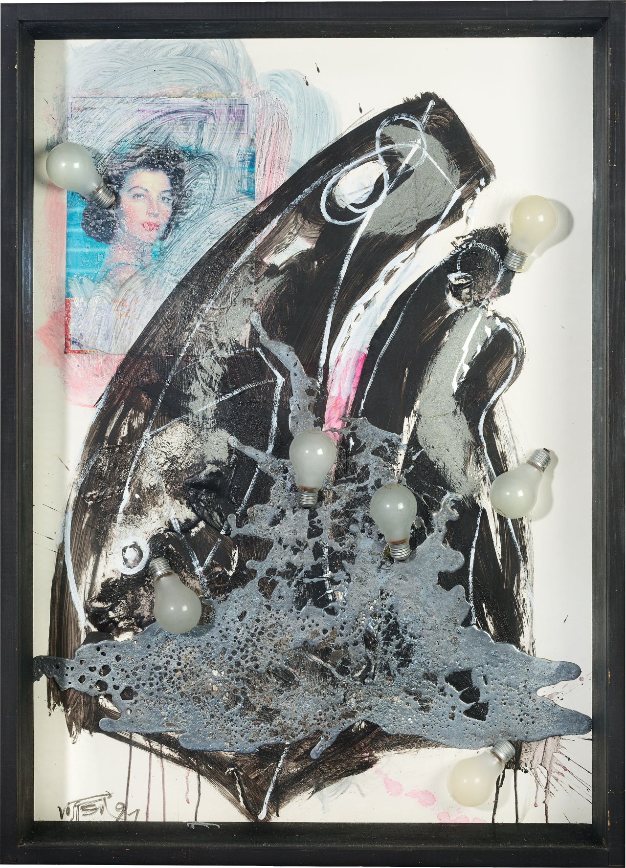 Auf diesem Bild ist das folgende Kunstwerk zu sehen: Wolf Vostell. Ohne Titel. 1991.