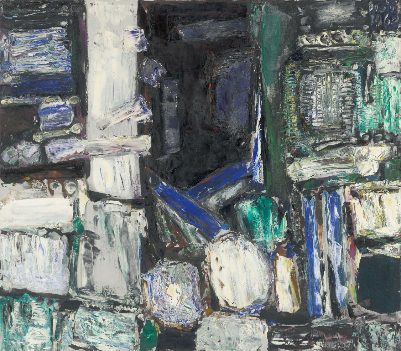 Auf diesem Bild ist das folgende Kunstwerk zu sehen: Tadeusz Dominik. Ohne Titel. 1962.