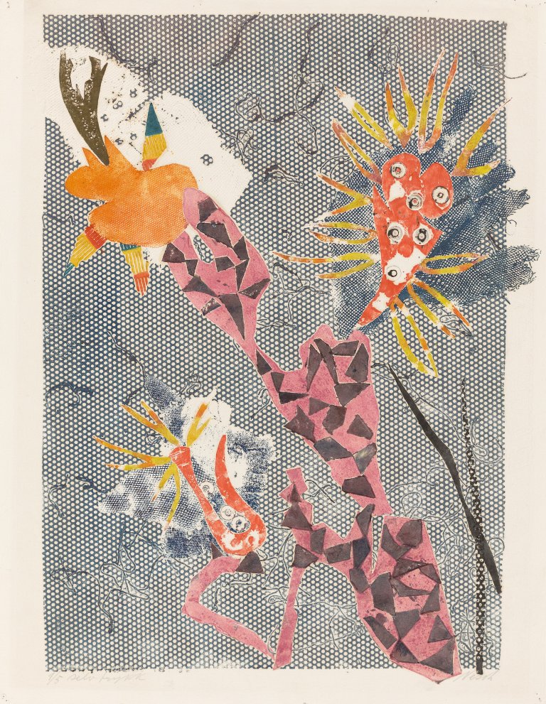 Auf diesem Bild ist das folgende Kunstwerk zu sehen: Rolf Nesch. „Kaktus“. 1953.