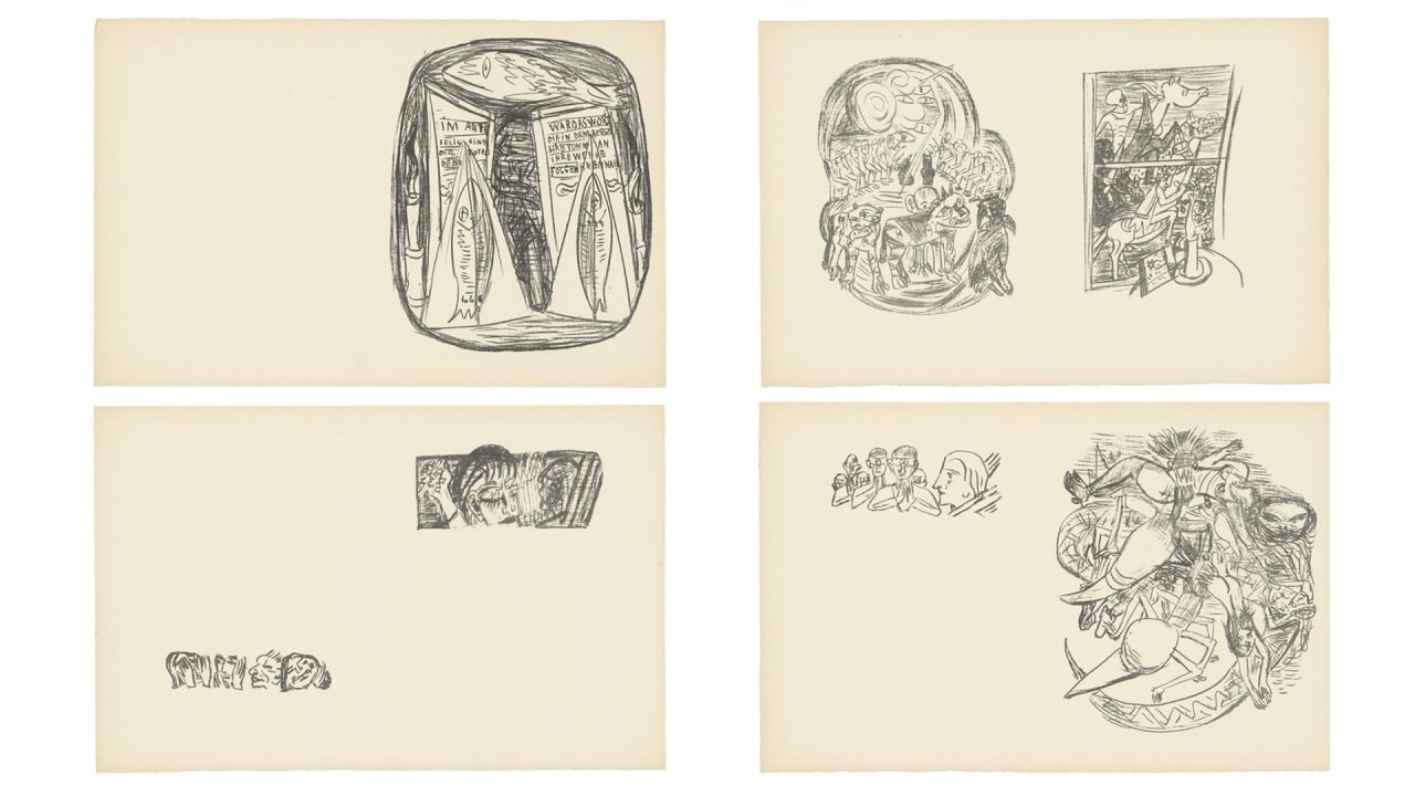 Auf diesem Bild ist das folgende Kunstwerk zu sehen: Max Beckmann. „Apokalypse“. 1941/42.