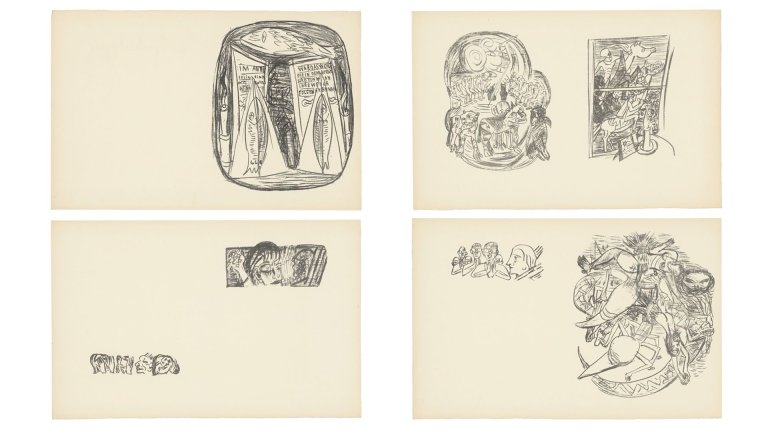 Auf diesem Bild ist das folgende Kunstwerk zu sehen: Max Beckmann. „Apokalypse“. 1941/42.