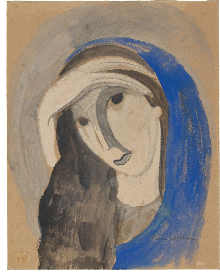 Auf diesem Bild ist das folgende Kunstwerk zu sehen: Marie Laurencin. „Autoportrait“. Um 1909.