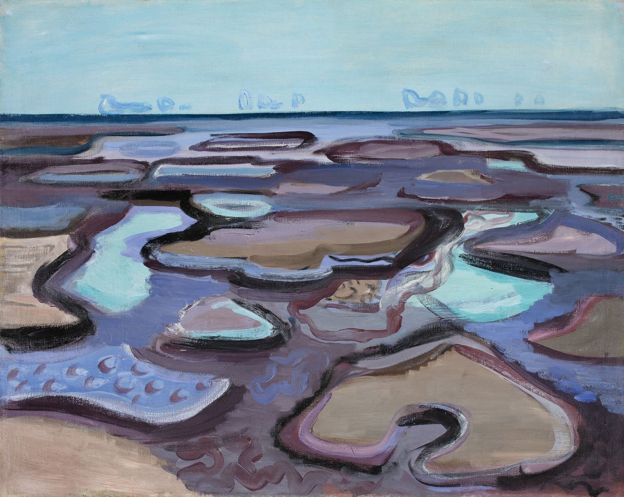 This picture shows the following artwork: Eduard Bargheer. Wattlandschaft. 1938.