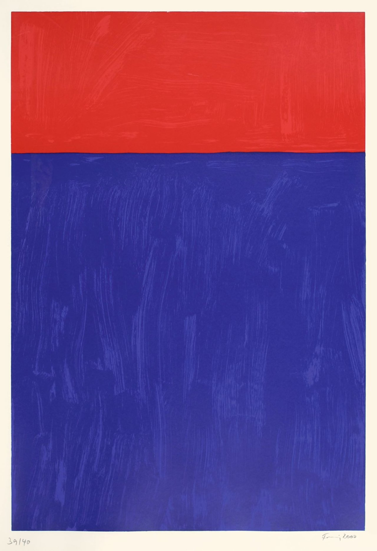 Auf diesem Bild ist das folgende Kunstwerk zu sehen: Günther Förg. Ohne Titel. 2000.