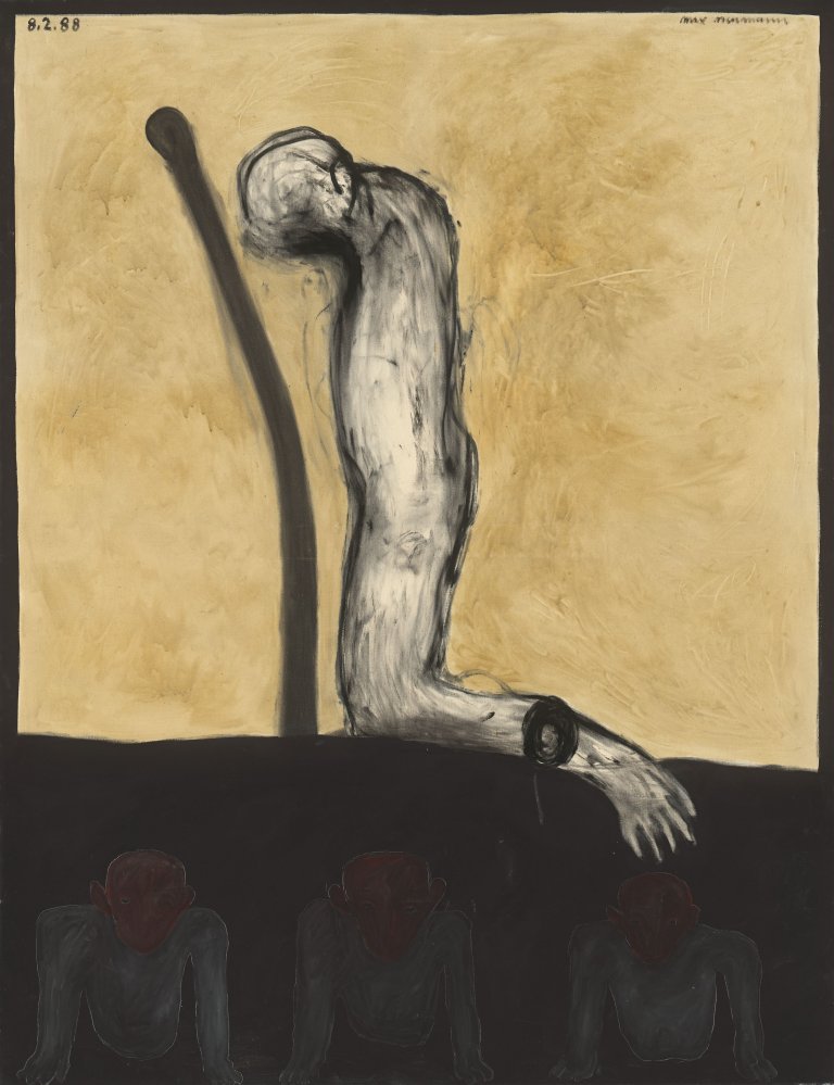 Auf diesem Bild ist das folgende Kunstwerk zu sehen: Max Neumann. Ohne Titel. 1988.