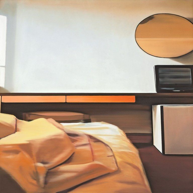 Auf diesem Bild ist das folgende Kunstwerk zu sehen: Eberhard Havekost. „Hotel 1“. 2003.